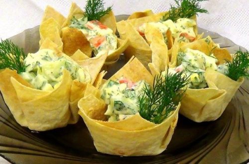 Оригинальные съедобные корзинки для салатов: рецепты и идеи