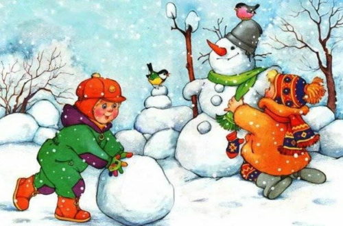 Веселые зимние загадки для детей (часть 3)
