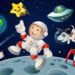 Веселые детские частушки на День космонавтики
