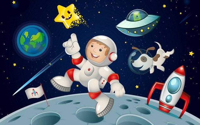 Веселые детские частушки на День космонавтики